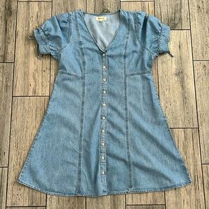 Madewell Blue Denim Dress
